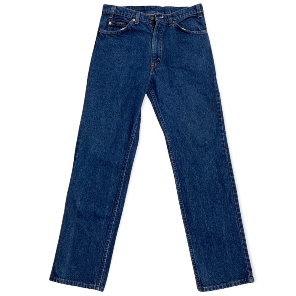 Vintage Mens Levis Orange Tab 509 Medium Wash Denim Blue Jeans Dungarees 33"x32" - Picture 4 of 6